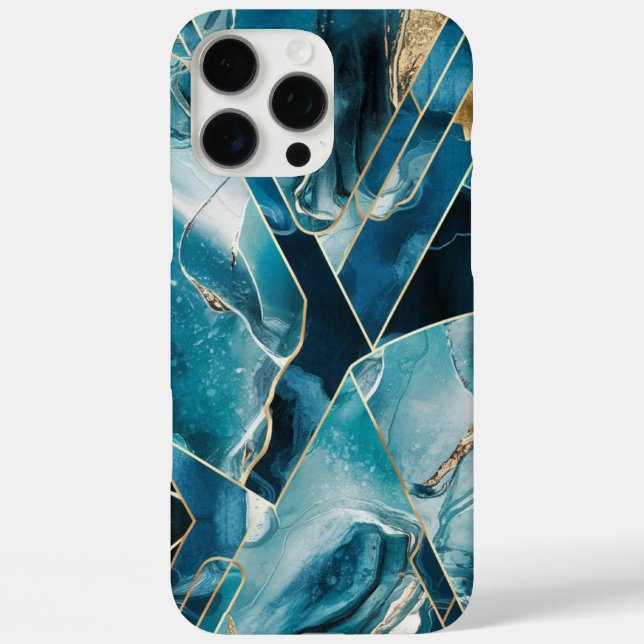 Elegant Copper | Feminine Opulent Teal Gold Case-M Case-Mate iPhone Case (Back)