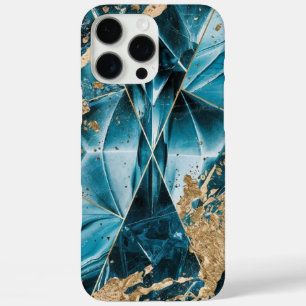 Elegant Copper   Feminine Opulent Teal Gold iPhone 16 Pro Max Case