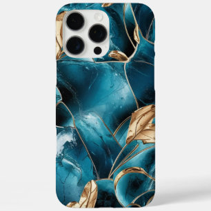 Elegant Copper   Feminine Opulent Teal Gold iPhone 16 Pro Max Case