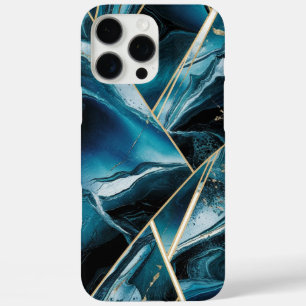 Elegant Copper   Feminine Opulent Teal Gold iPhone 16 Pro Max Case