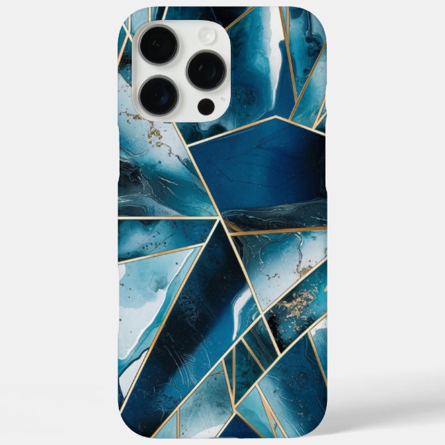 Elegant Copper | Feminine Opulent Teal Gold Case-Mate iPhone Case (Back)