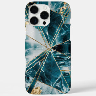 Elegant Copper   Feminine Opulent Teal Gold iPhone 16 Pro Max Case