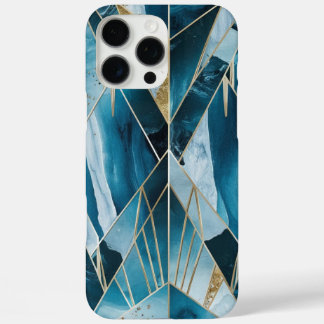 Elegant Copper | Feminine Opulent Teal Gold iPhone 16 Pro Max Case