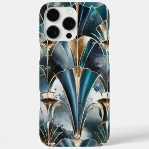 Elegant Copper   Feminine Opulent Teal Gold iPhone 16 Pro Max Case