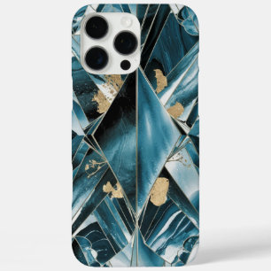 Elegant Copper Feminine Opulent Teal Gold iPhone 16 Pro Max Case