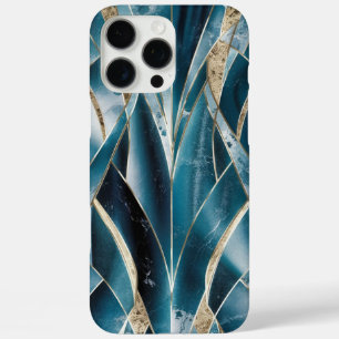 Elegant Copper   Feminine Opulent Teal Gold iPhone 16 Pro Max Case