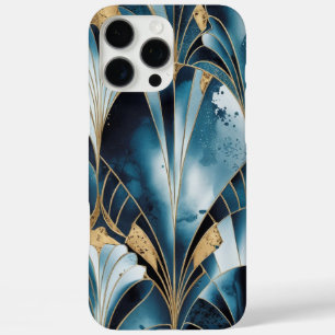 Elegant Copper   Feminine Opulent Teal Gold iPhone 16 Pro Max Case