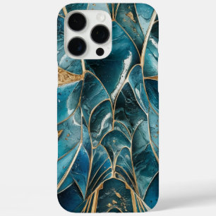 Elegant Copper   Feminine Opulent Teal Gold iPhone 16 Pro Max Case