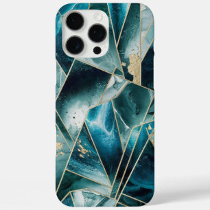 Elegant Copper Feminine Opulent Teal Gold iPhone 16 Pro Max Case
