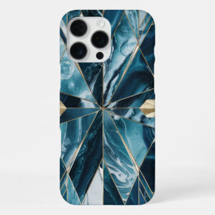 Elegant Copper Feminine Opulent Teal Gold iPhone 16 Pro Max Case