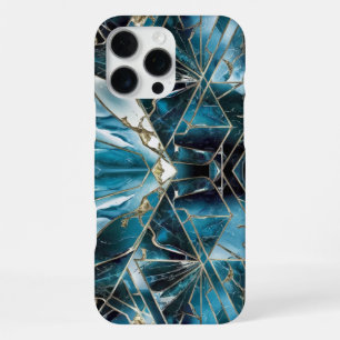 Elegant Copper Feminine Opulent Teal Gold iPhone 16 Pro Max Case