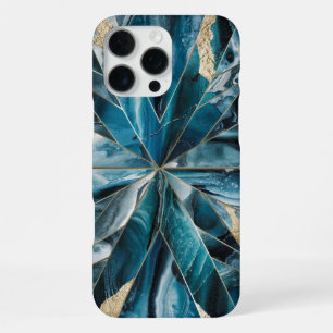 Elegant Copper Feminine Opulent Teal Gold iPhone 16 Pro Max Case