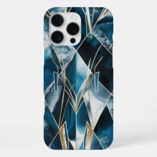 Elegant Copper Feminine Opulent Teal Gold iPhone 16 Pro Max Case
