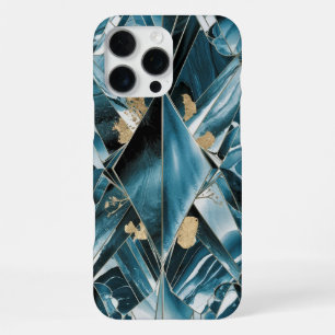 Elegant Copper Feminine Opulent Teal Gold iPhone 16 Pro Max Case