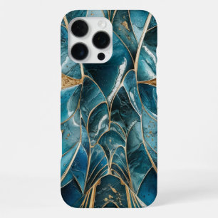 Elegant Copper Feminine Opulent Teal Gold iPhone 16 Pro Max Case