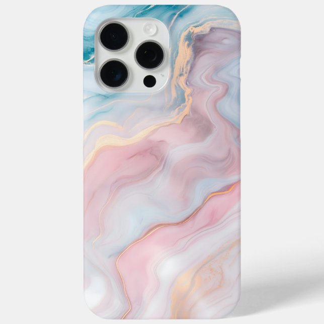 Elegant Copper | Girly Rose Gold Marble Case-Mate iPhone Case (Back)