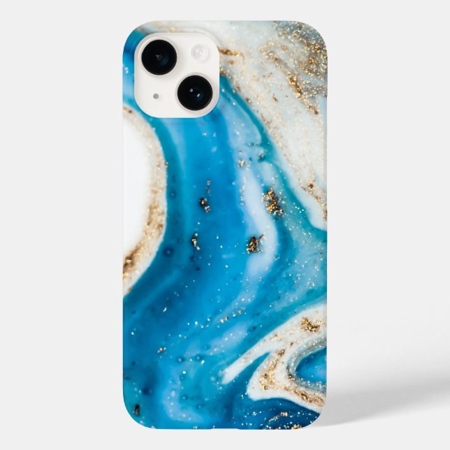 Elegant Copper | Girly Rose Gold Marble Case-Mate  iPhone Case (Back)