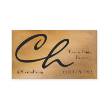 Elegant Copper Metal Black Luxury with QR Code