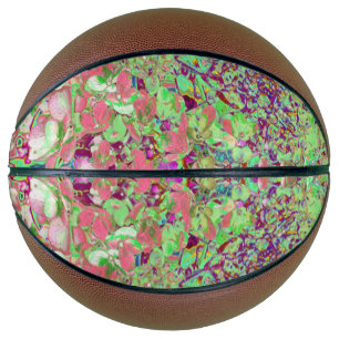 Elegant Coral and Chartreuse Limelight Hydrangea Basketball