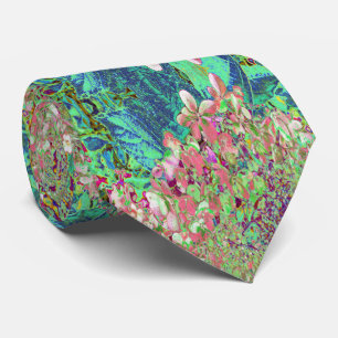 Elegant Coral and Chartreuse Limelight Hydrangea Tie