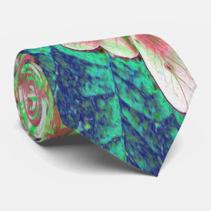 Elegant Coral and Chartreuse Limelight Hydrangea Tie