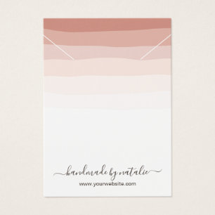 Elegant Coral Shades Necklace Display Holder