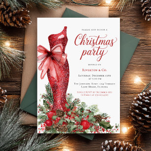 Elegant Corporate Christmas Party Invitation