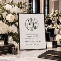 Elegant Corporate Logo Annual Gala Party Welcome
