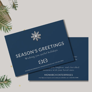 Elegant Corporate Season's Greetings Card