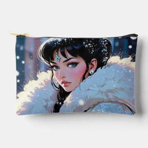 Elegant cosmetic bag/pencil box accessory pouch