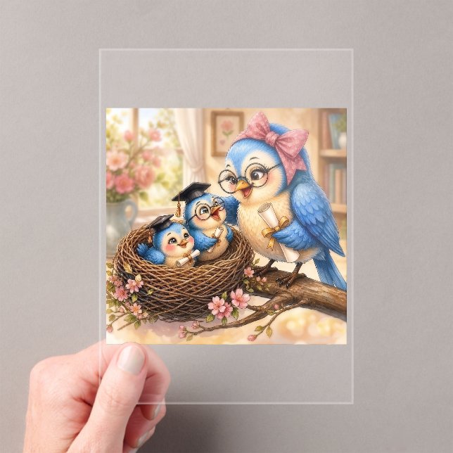Elegant Cosy Nest Graduation Invitation (Insitu (Handheld))