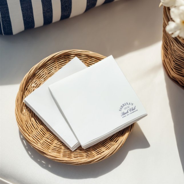 Elegant Country Club Bachelorette Paper Napkins (Elegant Country Club Bachelorette Paper Napkins)