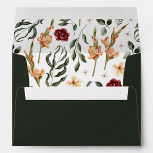 Elegant Country Manor   Villa Wedding Envelope 