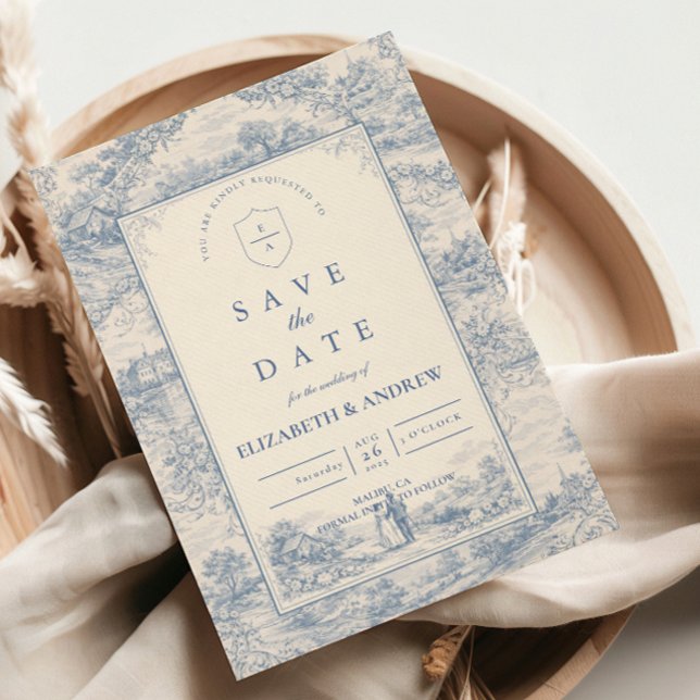 Elegant Countryside Manor Wedding Save The Date (Creator Uploaded)