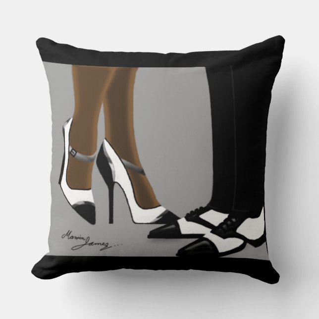 Elegant Couple-20x20 Throw Pillow (Front)