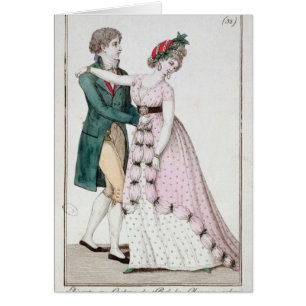 Elegant Couple Dancing the Waltz