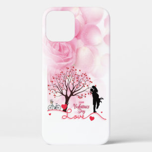 Elegant Couple Lover Valentine's Day iPhone 12 Pro Case
