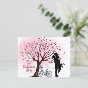 Elegant Couple Lover Valentine's Day Postcard
