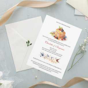 Elegant Couples Shower Brunch  Invitation