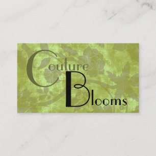Elegant Couture Floral Business Card