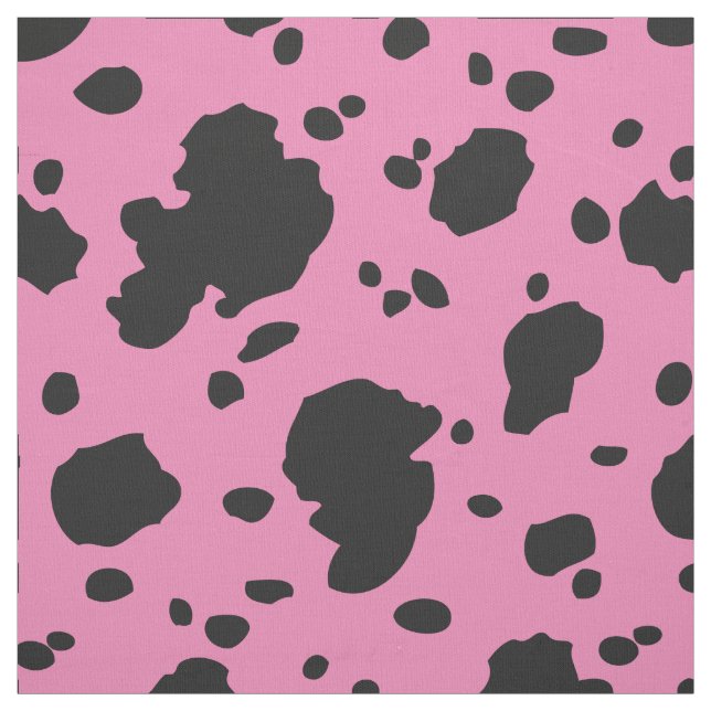 Elegant Cow Print Fabric (Swatch)