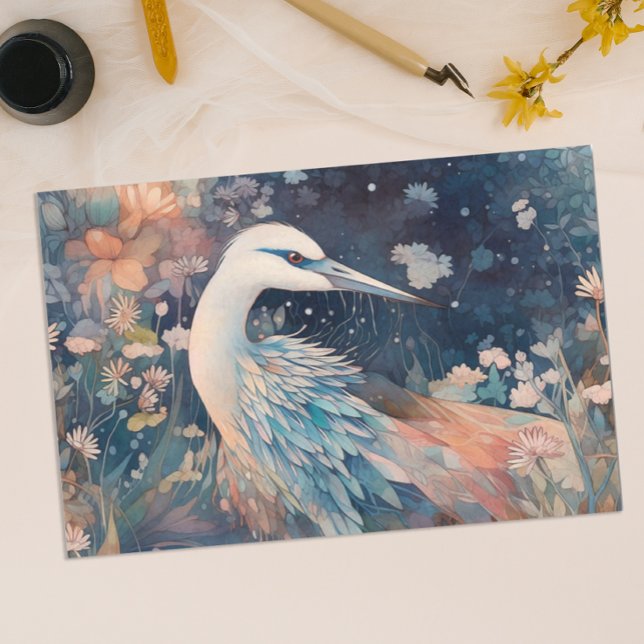 Elegant Crane Tissue Paper (Creator Uploaded)