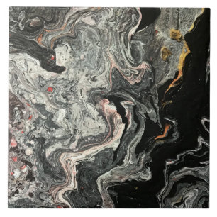 Elegant Crazy Lace Agate 1 Ceramic Tile