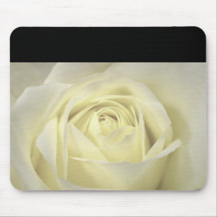 Elegant Cream Rose Mouse Pad
