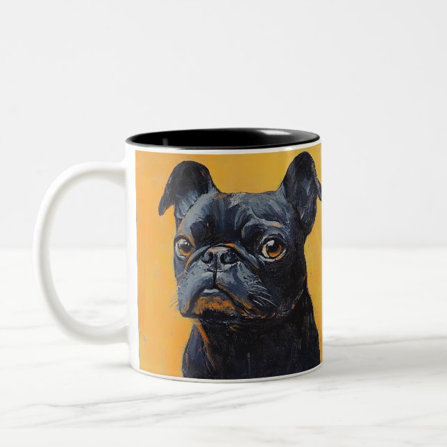 Elegant Create Your Own Pet's Simple Modern Cool  Two-Tone Coffee Mug (Left)