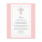 Elegant Cross in Pink Menu Page