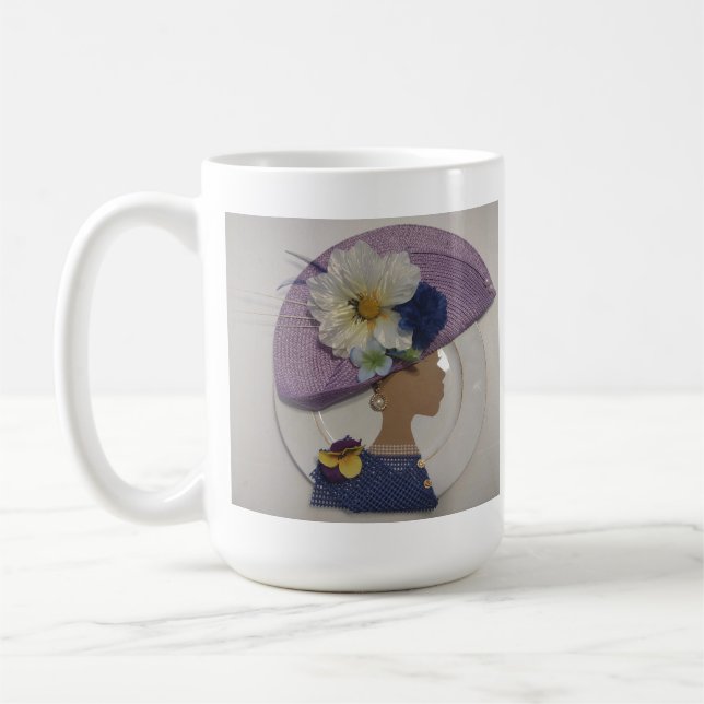 ELEGANT CROWN- LAVENDER COFFEE MUG (Left)