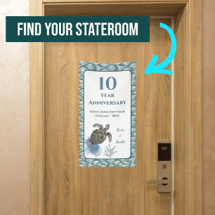 Elegant Cruise Door Decor Sign Anniversary