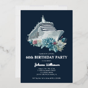 Elegant Cruise Trip Women 60th Birthday Party