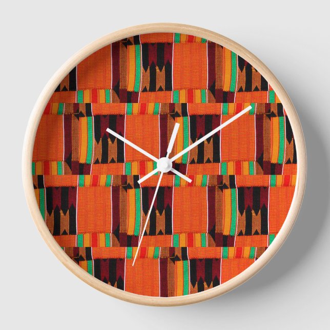 Elegant Cultural Timepiece Celebrating Heritage  Clock (Front)